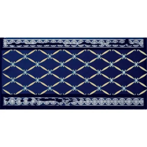 Ape ceramica Lord + Noblesse Cenefa Delis Cobalto Silver 20x10