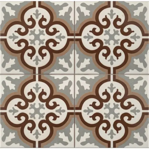 Etili Seramik Patchwork Manisa Red Pre-Cut 45x45