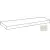 Atlas Concorde Russia Rinascente Resin 620070002715 White Scalino Angolare Sx 33x160