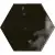 Ribesalbes Hope Hex Nero Graphito Glossy 15x17.3