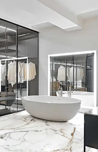 Rex Ceramiche Les Origines 770367 Argent Matt Gradino 33x120