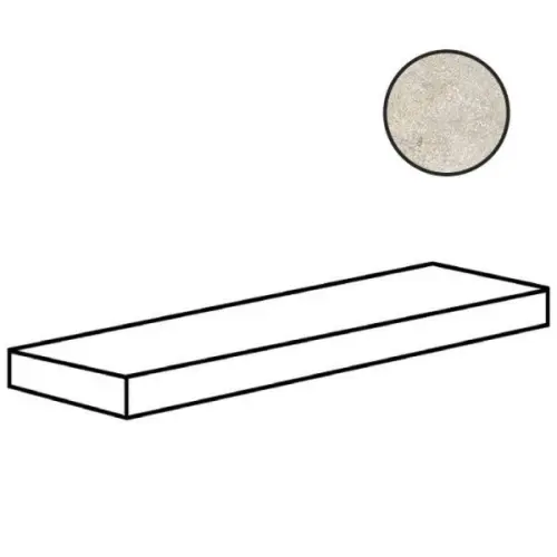 Sadon Ardesie J87261 Gradino Costa Retta Sx Beige 33x120