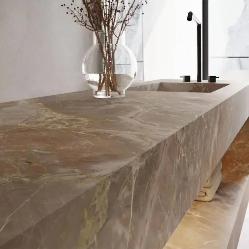 Venux Surface Breccia Oniciata Silk 6mm 160x320 - керамическая плитка и керамогранит