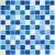 Bonaparte Мозаика стеклянная Blue wave-3 30x30