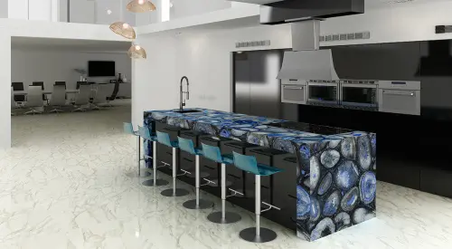 Apavisa Marble 8431940321450 Calacatta Pulido Mosaic 7x45 44.63x44.63