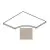 Impronta italgraniti Calcis CL04AP8R Angolare Curvilineo Con Toro Corda 80x80 - керамическая плитка и керамогранит