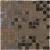 Impronta italgraniti Metaline ML02ME Corten Mosaico Metal 30x30 Impronta italgraniti Metaline ML02ME Corten Mosaico Metal 30x30