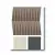 Cerim Ceramiche Easy Life 781625 Vanilla Blue Corn Prism Matte Silk 30x30