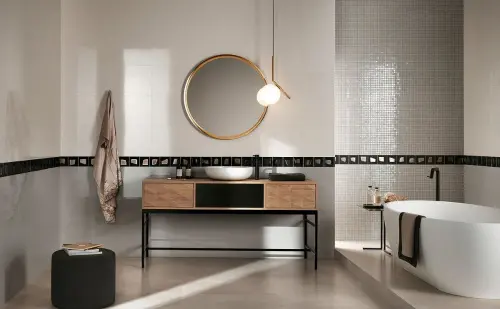 Fap Ceramiche Milano &amp; Floor fNT4 Bianco Scalino Matt 33x60