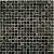 Bonaparte Мозаика стеклянная Strike Black 30x30