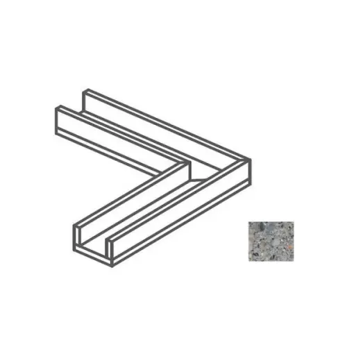 Impronta italgraniti Charm Experience AC02CAA6 Canalina Angolare Ceppo Artistico 14x60x8