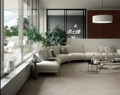 Ariana Storm 0003805 Grey Nat Rect 120x120 - керамическая плитка и керамогранит