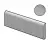 Equipe Magma 24990 Bullnose Grey Stone 6.5x20