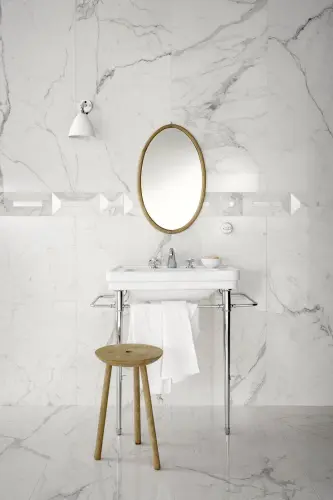 Marazzi Allmarble MMR5 Statuario Listone 3D Lux 15x30