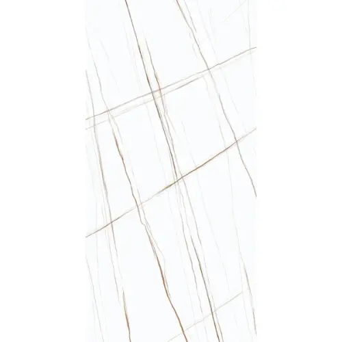 Delfone Laurent Gilded White Спеченный камень, матовый 3mm 120x270