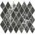 Kerama Marazzi Риальто T054\48007 Мозаичный Чёрный Глянцевый 37,5x35