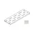 Impronta italgraniti Dorset DR01GG6 Griglia Bianco Cross Cut 14x60