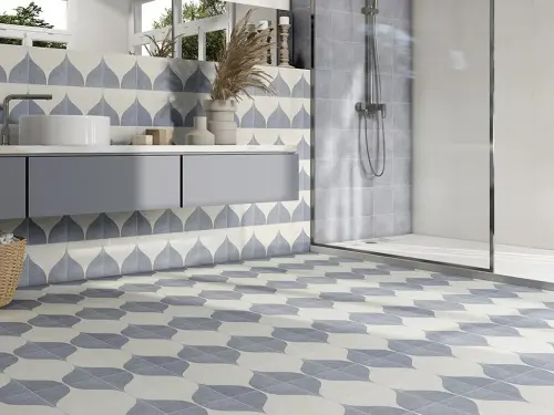 Mainzu Blue Water Decor Blue Three 20x20 - керамическая плитка и керамогранит