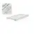 Rex Ceramiche Les Bijoux de Rex 767590 Calacatta Altissimo Blanc Gloss Gradino 33x120