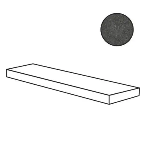 Flaviker PI.SA Nordik Stone 0004853 Angolare Plus Dx Black Ret 32x120
