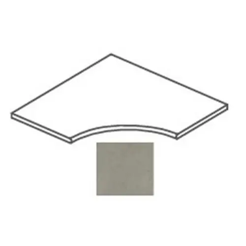 Impronta italgraniti I Cementi FL04AP6R Taupe Angolare Curvilineo Toro 20mm 60x60