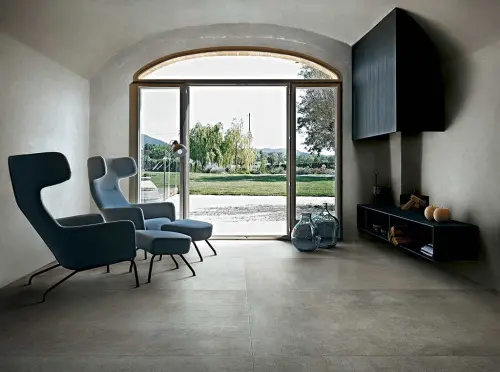 Rex Ceramiche Matieres 755970 Brun Gradino DX 120x33