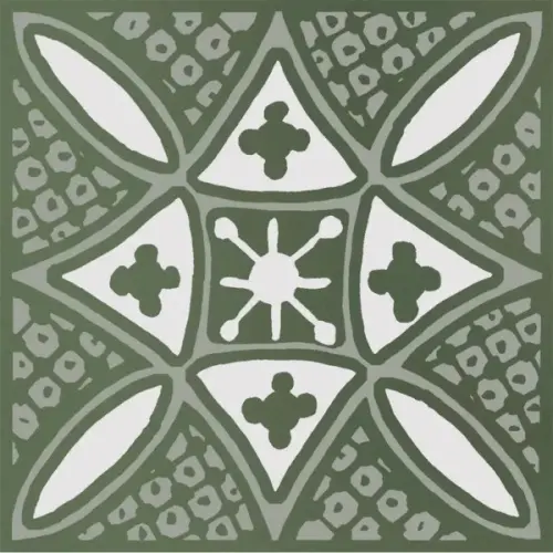 Kerama Marazzi Бахия KMD3STA019GN 2 Зеленый глянцевый 9,8x9,8