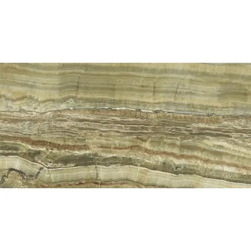 Ariostea Ultra Onici UO6L37558 Green Onyx Vein Cut Polished 6mm 37,5x75