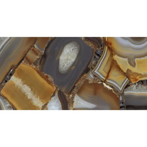 Level by Emil Group Marmi ELX4 Stuoiato Book Match A Agate Brown Lapp 162x324