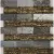 Orro Mosaic Lava Grey & Gold 30x32 Orro Mosaic Lava Grey & Gold 30x32