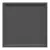 WOW Essential 105147 Inset L Black Matt 25x25