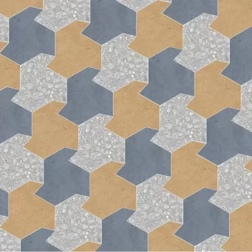 Cerim Ceramiche Match Up 772836 Shapes Earl Grey Cinnamon Blueberry Comfort 48,28x49,99