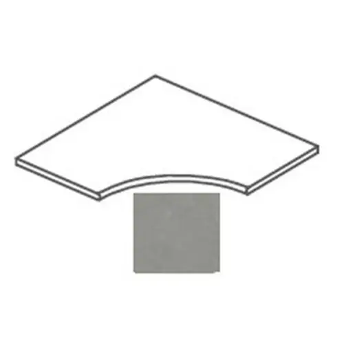Impronta italgraniti I Cementi FL06AP8S Grey Angolare Curvilineo Lucida 20mm 80x80