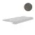 Cerim Ceramiche Match Up 772291 Cemento Coffee Gradino 33x120
