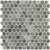 Natural mosaic Steppa STP-GR012-HEX S Grey 30x30