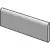 Sant Agostino Themar CSABUBLA25 Bullnose Bianco Lasa 5x25