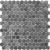 Natural mosaic Steppa STP-GR009-HEX Grey 30x30