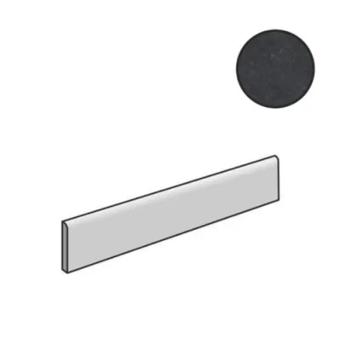 Cerim Ceramiche Match Up 772255 Cemento Liquorice Comfort Battiscopa 4,6x60