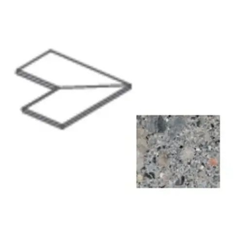 Impronta italgraniti Charm Experience AC02AE5S Ceppo Artistico Angolare Esterno  Costa Lucida 30x120