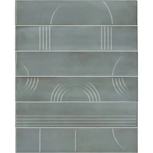 Kerama Marazzi Мажорель KMP3STA002RN6X Голубой глянцевый (из 6 частей 6х28,5) 28,5x36