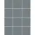 Kerama Marazzi Агуста 1335 Синий матовый 30х40 из 12 частей 9,8x9,8