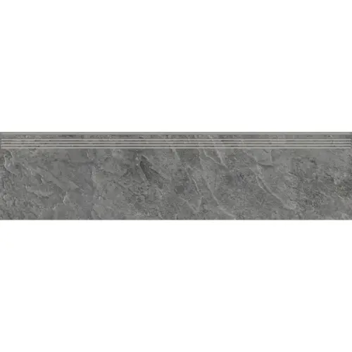 Kerranova Krater K-2212/SR/st01/294x1200x10 Dark Gray 29,4x120 - керамическая плитка и керамогранит