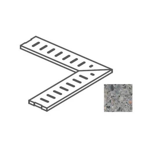 Impronta italgraniti Charm Experience AC02GGA6 Griglia Angolare Ceppo Artistico 14x60