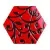 Bestile Toscana Grabados Rojo 25,8x29 Bestile Toscana Grabados Rojo 25,8x29