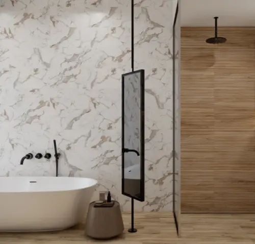 Eurotile Sandra White Mat Hex 30x60 - керамическая плитка и керамогранит