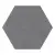Ornamenta Basic BA60G Grey D 60 Hexagon 60x60