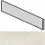 Rex Ceramiche Ardoise 745427 Blanc Battiscopa 60x4.6