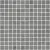 Monocibec Ceramiche Graphis 113258 Cenere Mosaico Su Foglio 2.5x2.5 30x30