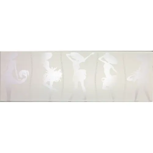 EdilCuoghi Ceramiche Reflexe Blanc Fascia Petite Dame 20x60