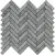 La Fabbrica Ceramiche Jungle Stone 154301 Spina Di Pesce Silver 33,5x30